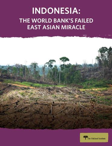 Indonesia: The World Bank's Failed East Asian Miracle Cover